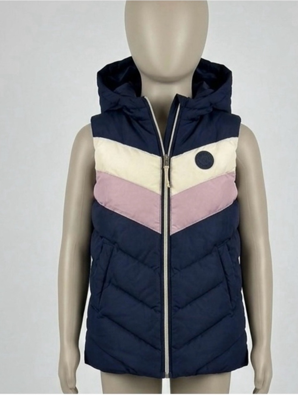 NWT Threadgirls Hooded Puffer Vest 7-8 years